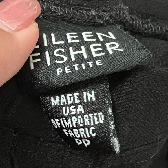 Eileen Fisher Pull On Lightweight Cropped Trouser Pants Size PP - Picture 2 of 3